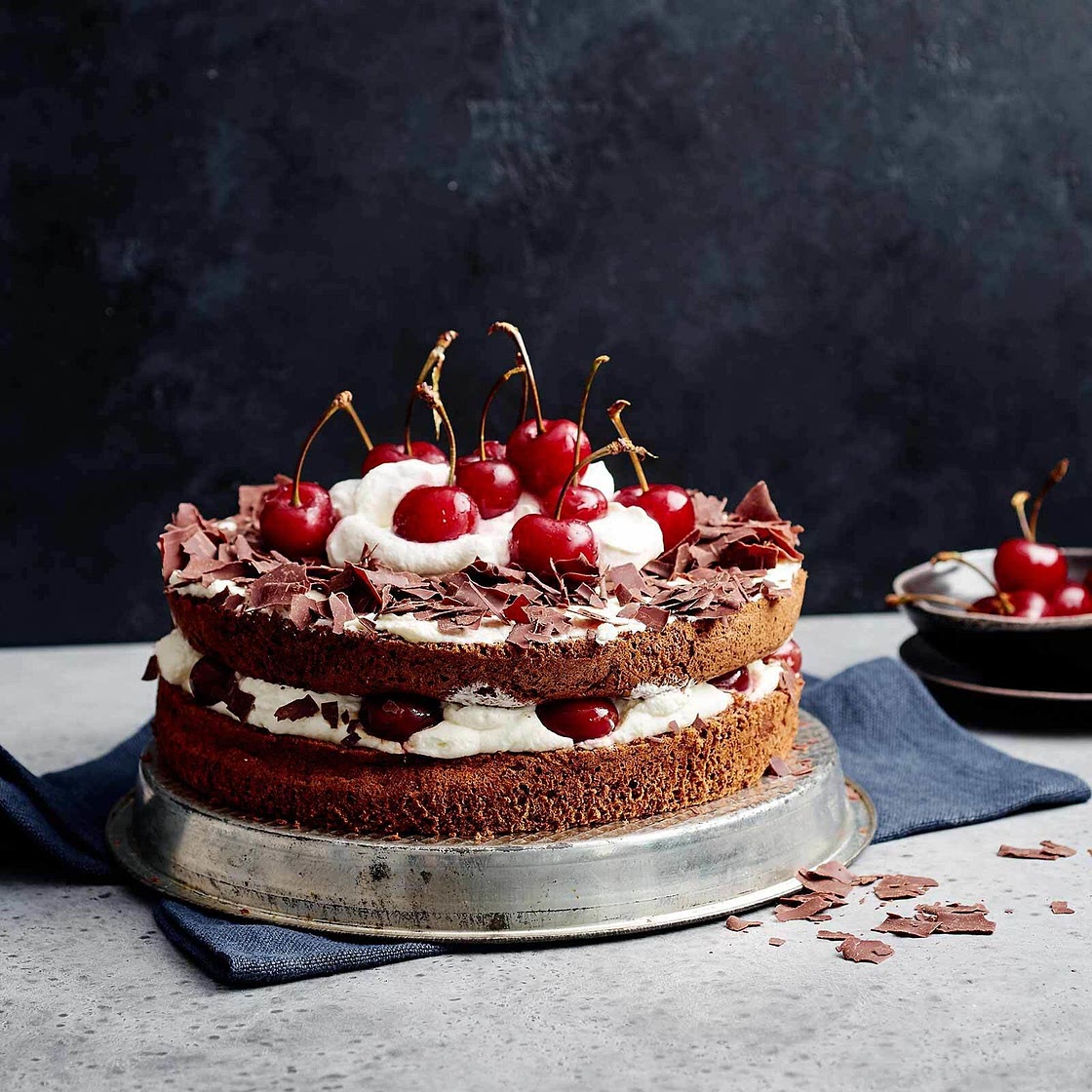 Glutenfreie Schwarzwälder Torte