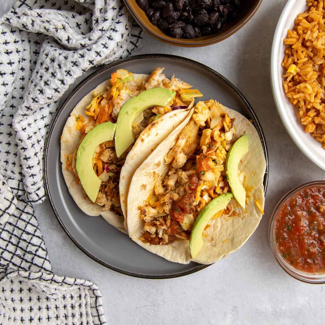 Quick Flounder Tacos