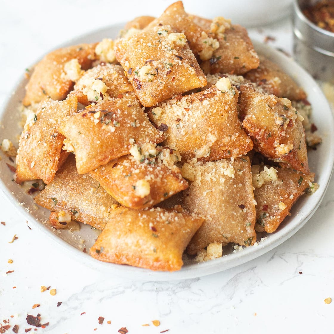 Air Fryer Pizza Rolls - Tiktok Inspired with Garlic Butter