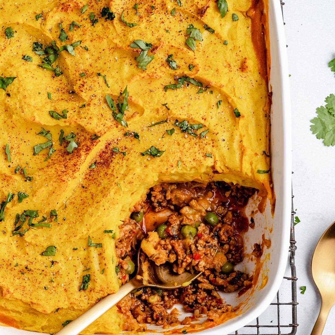 Indian-Inspired Shepherd’s Pie
