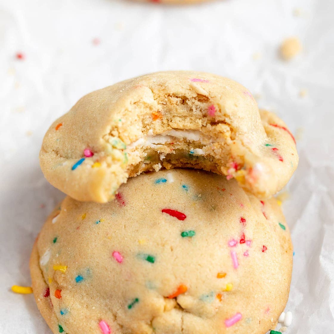 Oreo Stuffed Funfetti Cookies