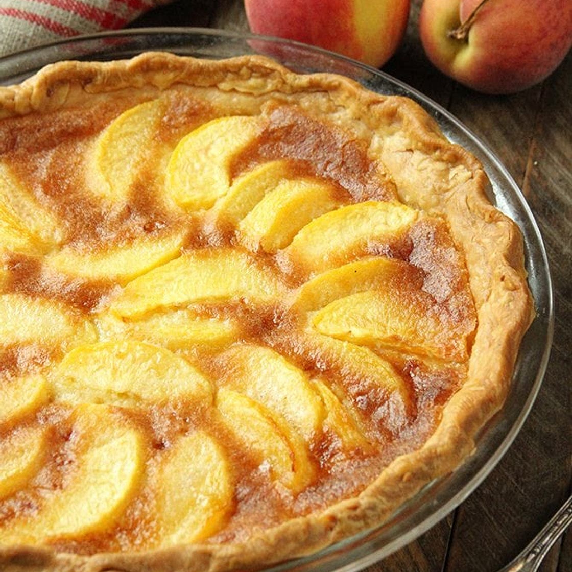 Peach Chess Pie