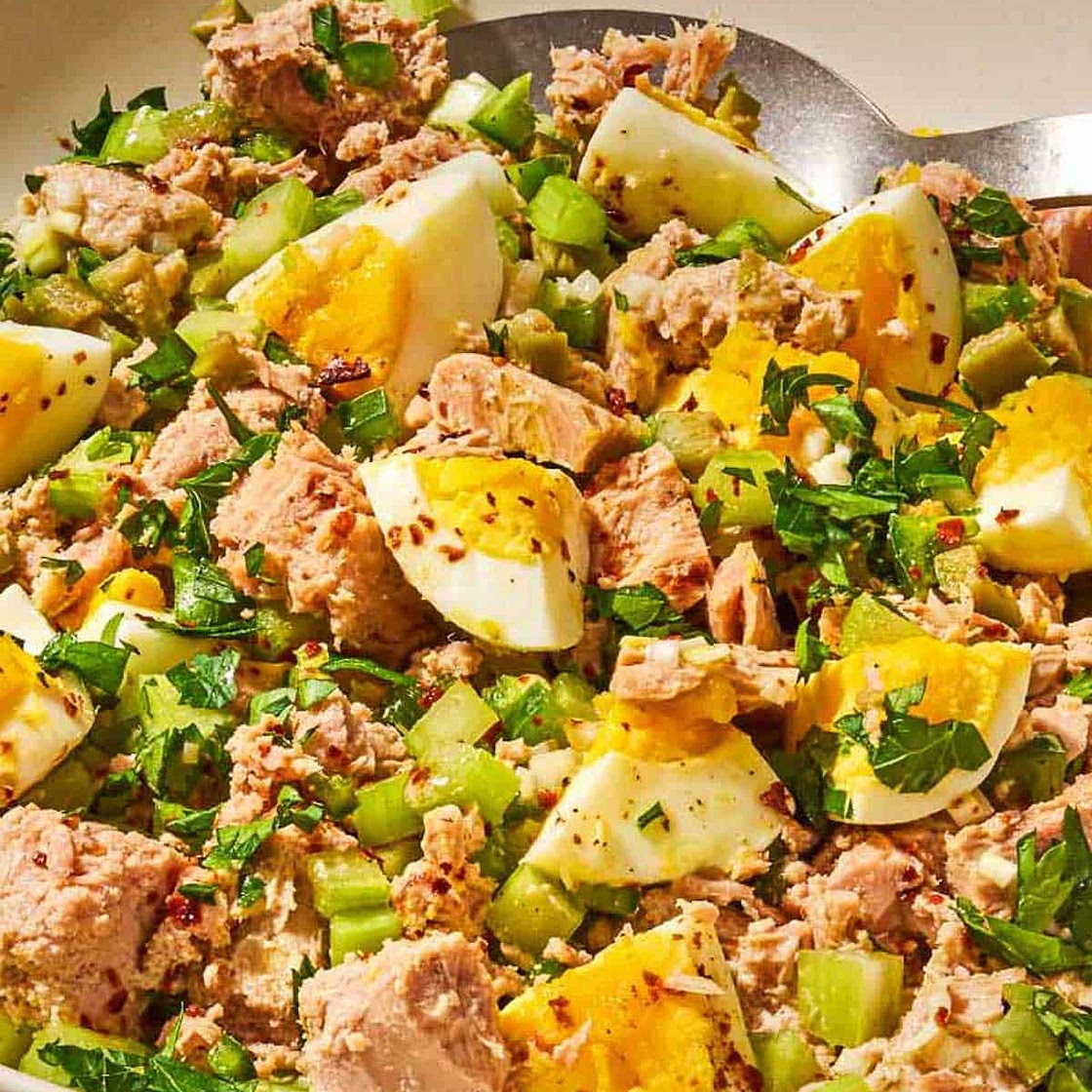Protein-Packed Tuna Salad with Eggs