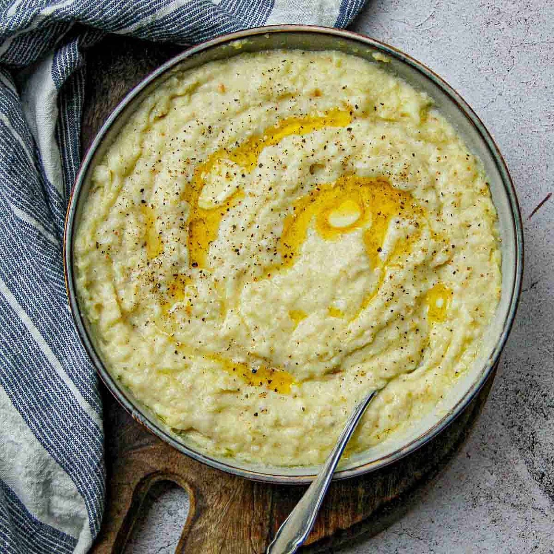 Creamy Roasted Celeriac Puree