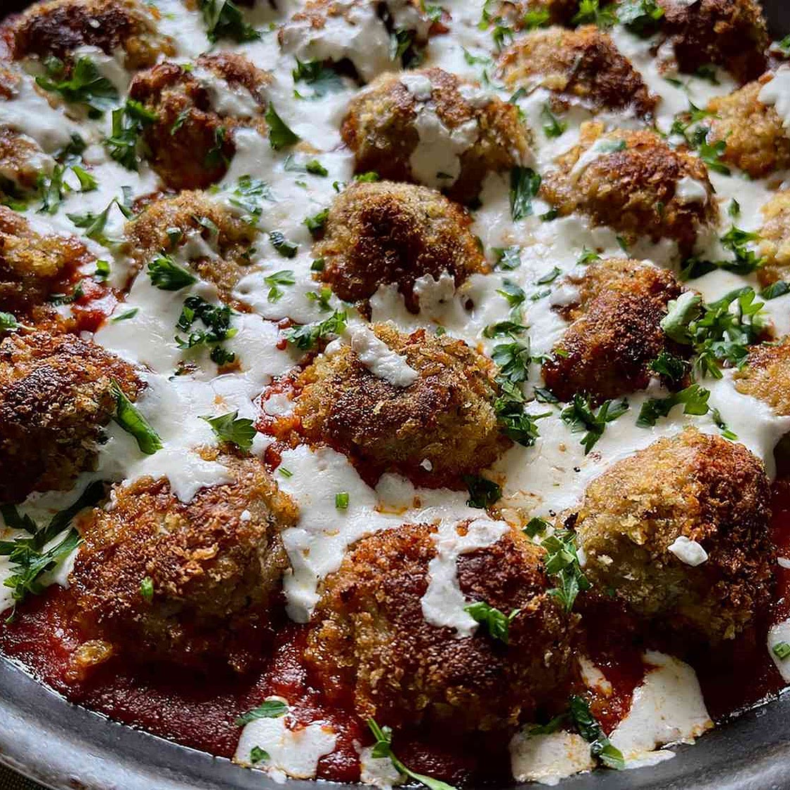 Chicken Parmesan Meatballs