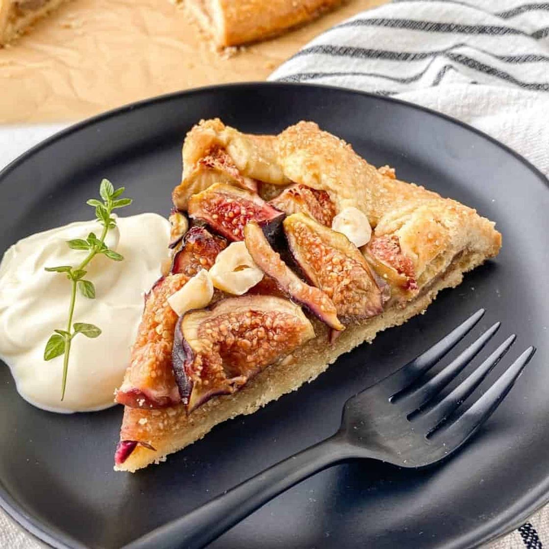 Hazelnut Fig Galette