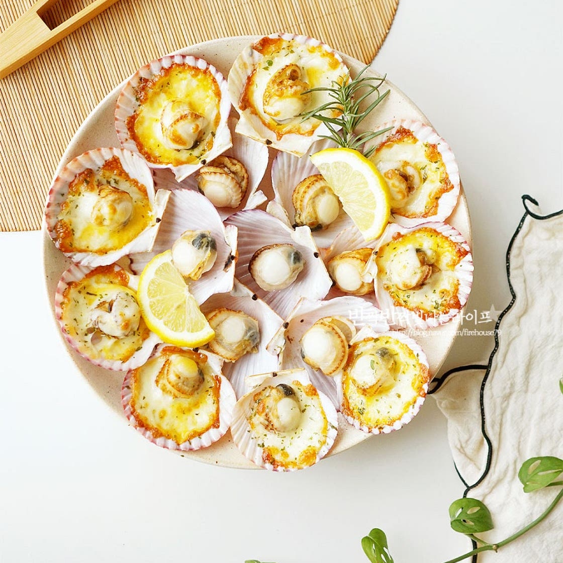 홍 가리비 찌는법 찌는시간 가리비찜 가리비 치즈구이 홍가리비 해감 손질법