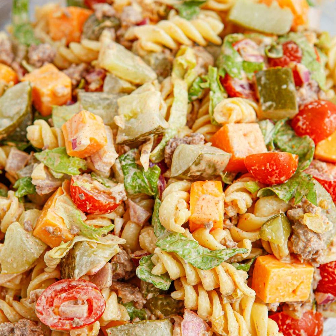 Big Mac Pasta Salad