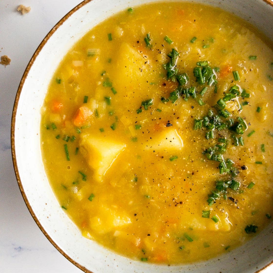 Vegan Potato Leek Soup