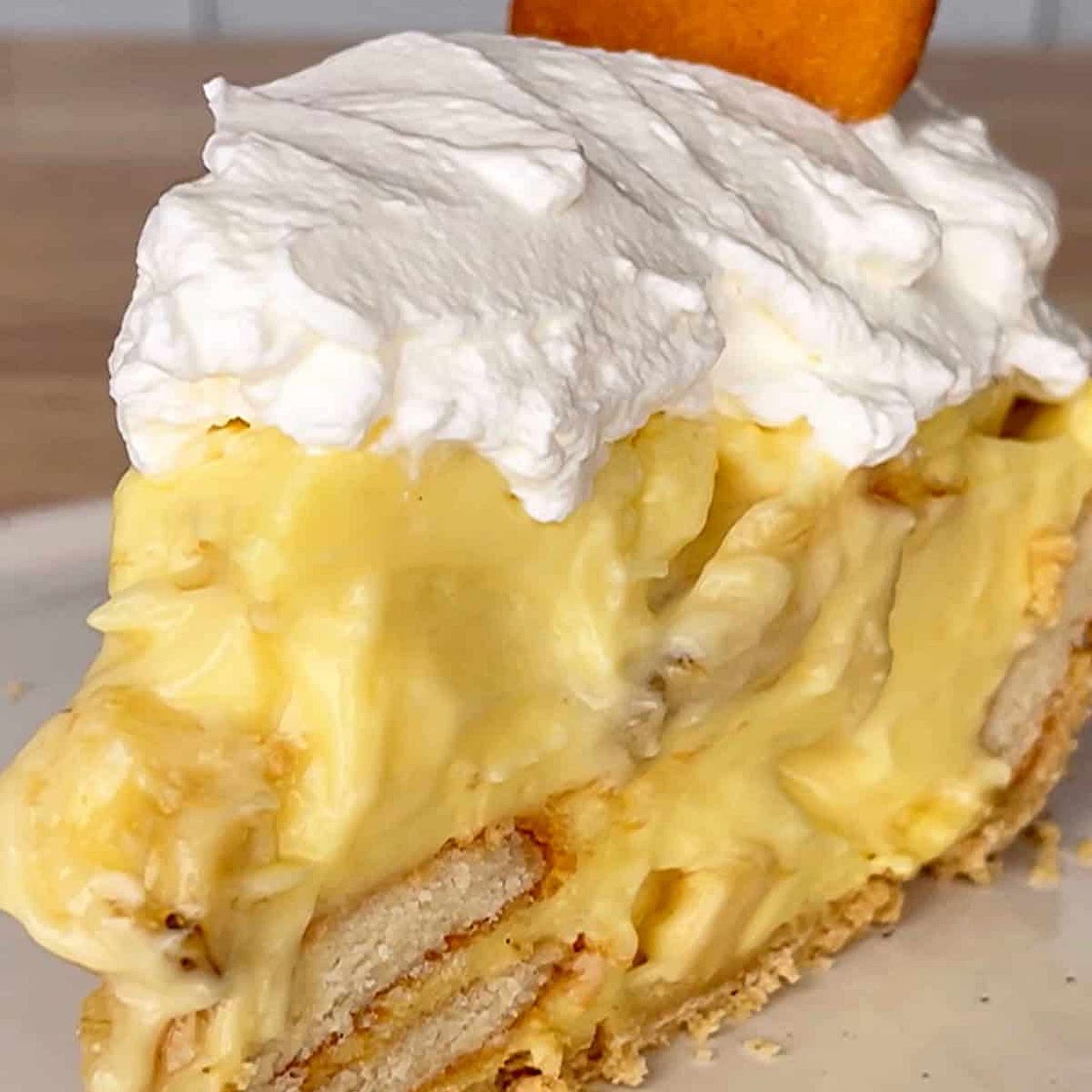 Easy Banana Pudding Pie