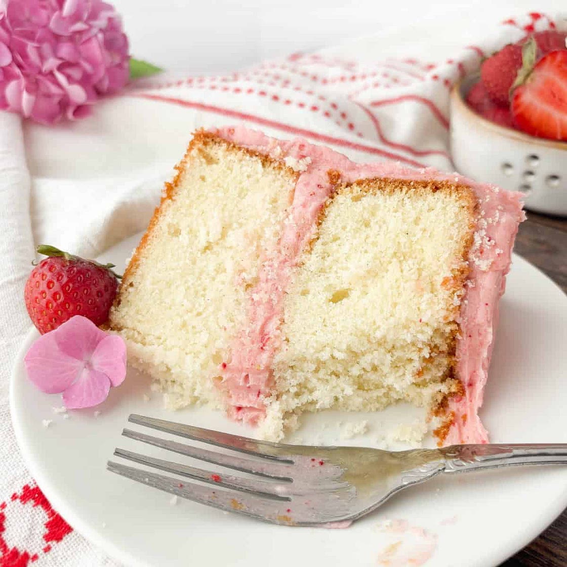 Strawberry Vanilla Cake