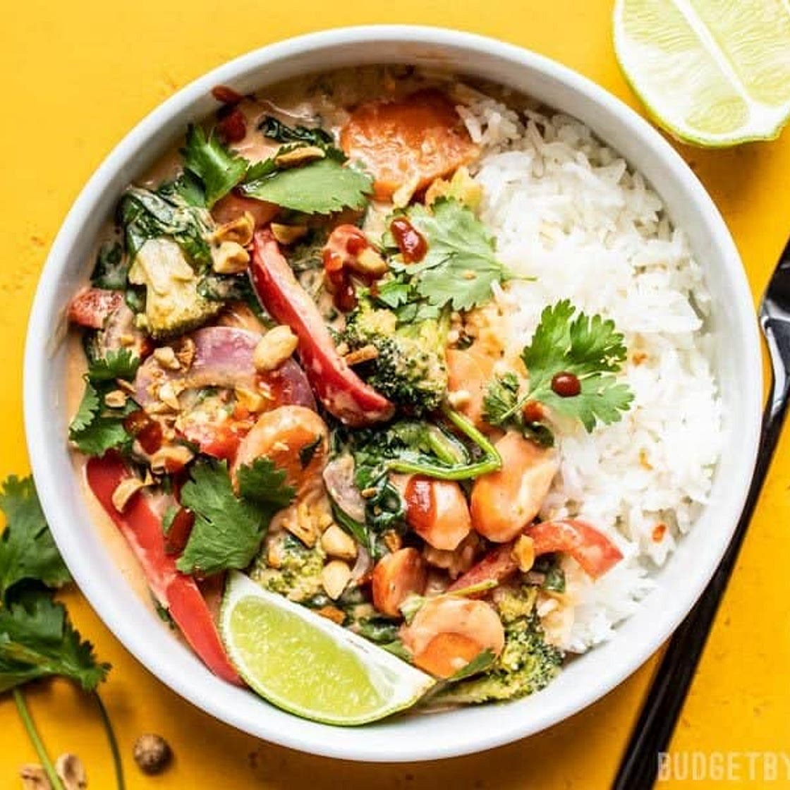Spicy Coconut Vegetable Stir Fry