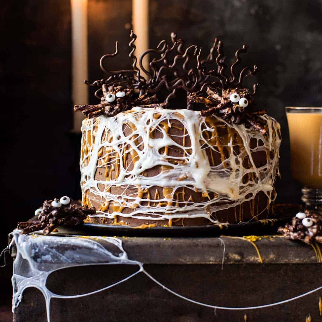 Forbidden Forrest Butterbeer Chocolate Cake