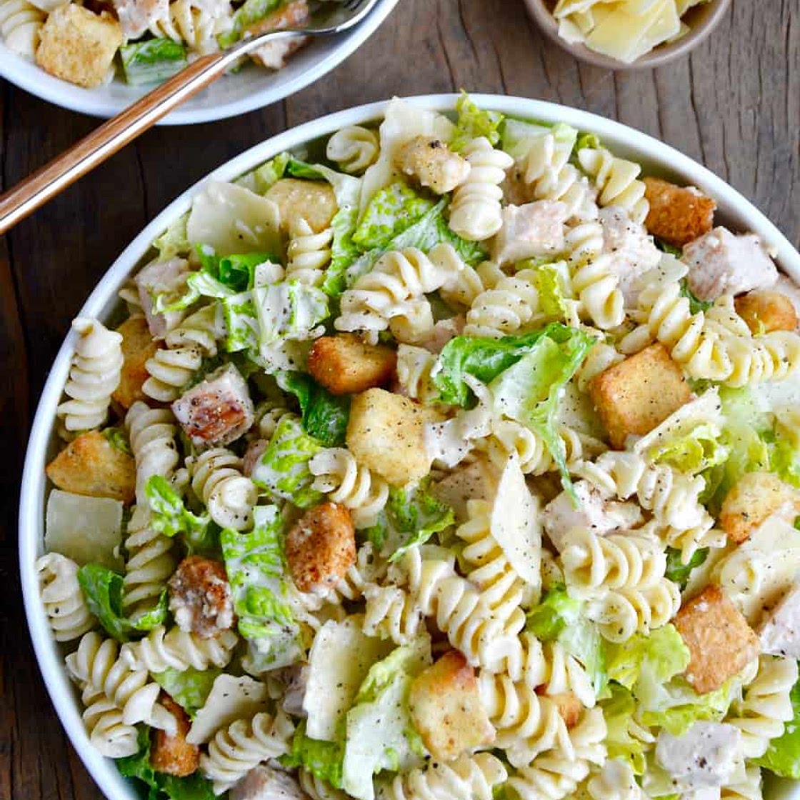Chicken Caesar Pasta Salad