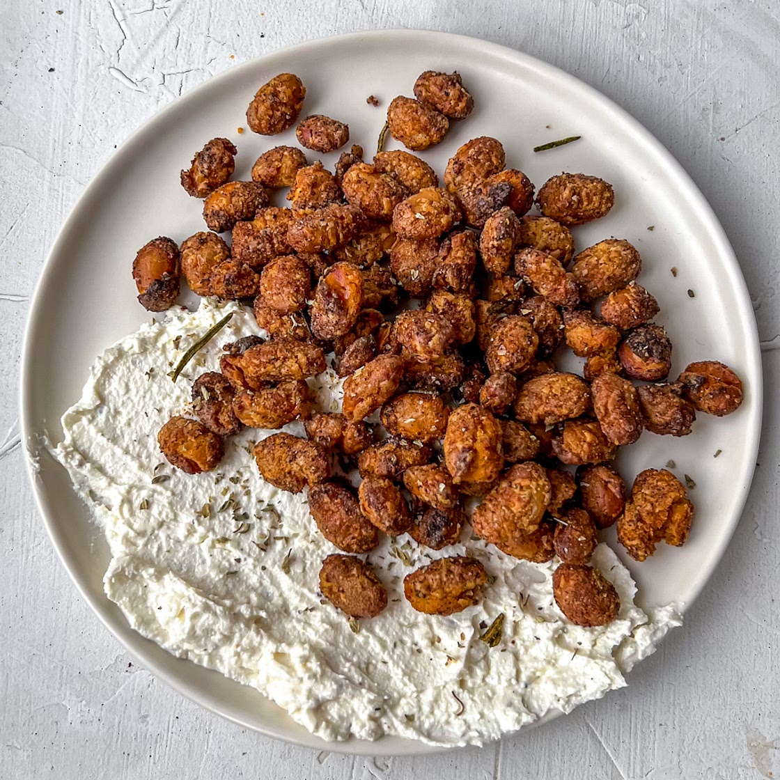 Whipped Feta Crispy Beans