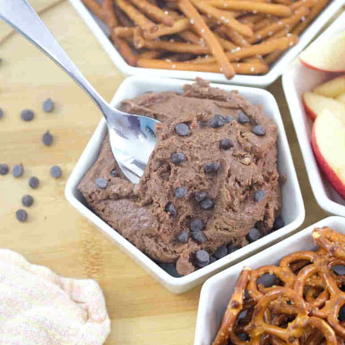 High Protein Edible Brownie Batter