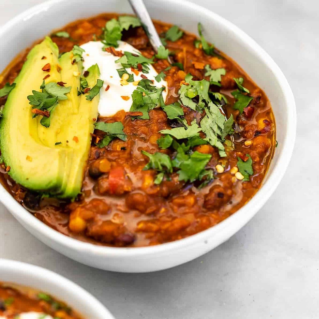 One Pot Vegan Lentil Chili