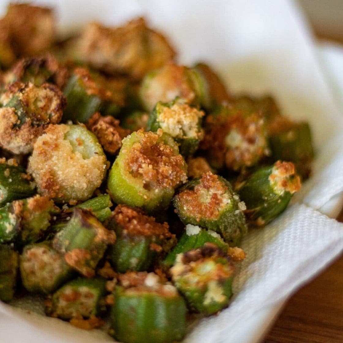 Low Carb Fried Okra