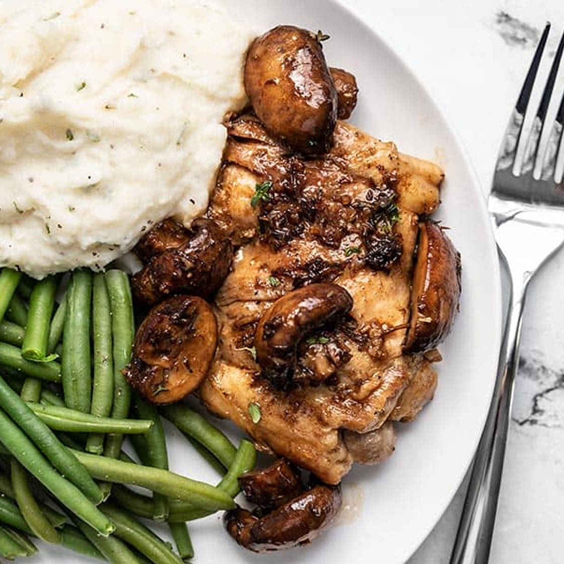 Balsamic Chicken and Mushrooms