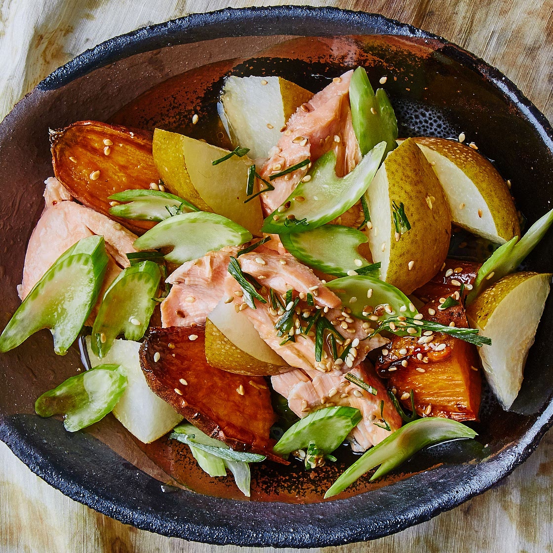 Ponzu Roasted Salmon for Two