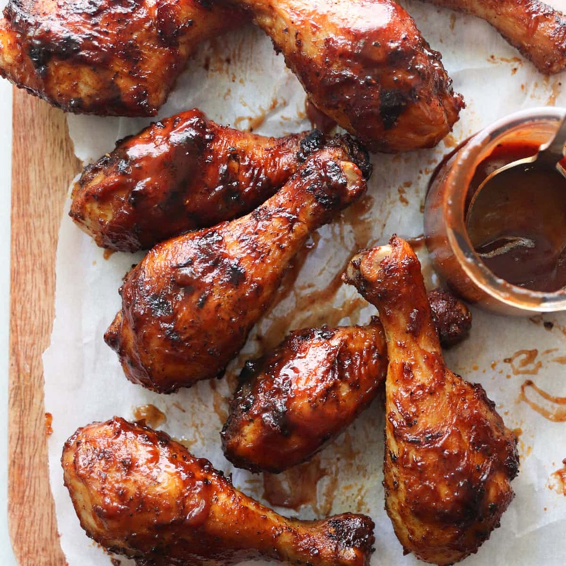 Grilled BBQ Chicken Drumsticks