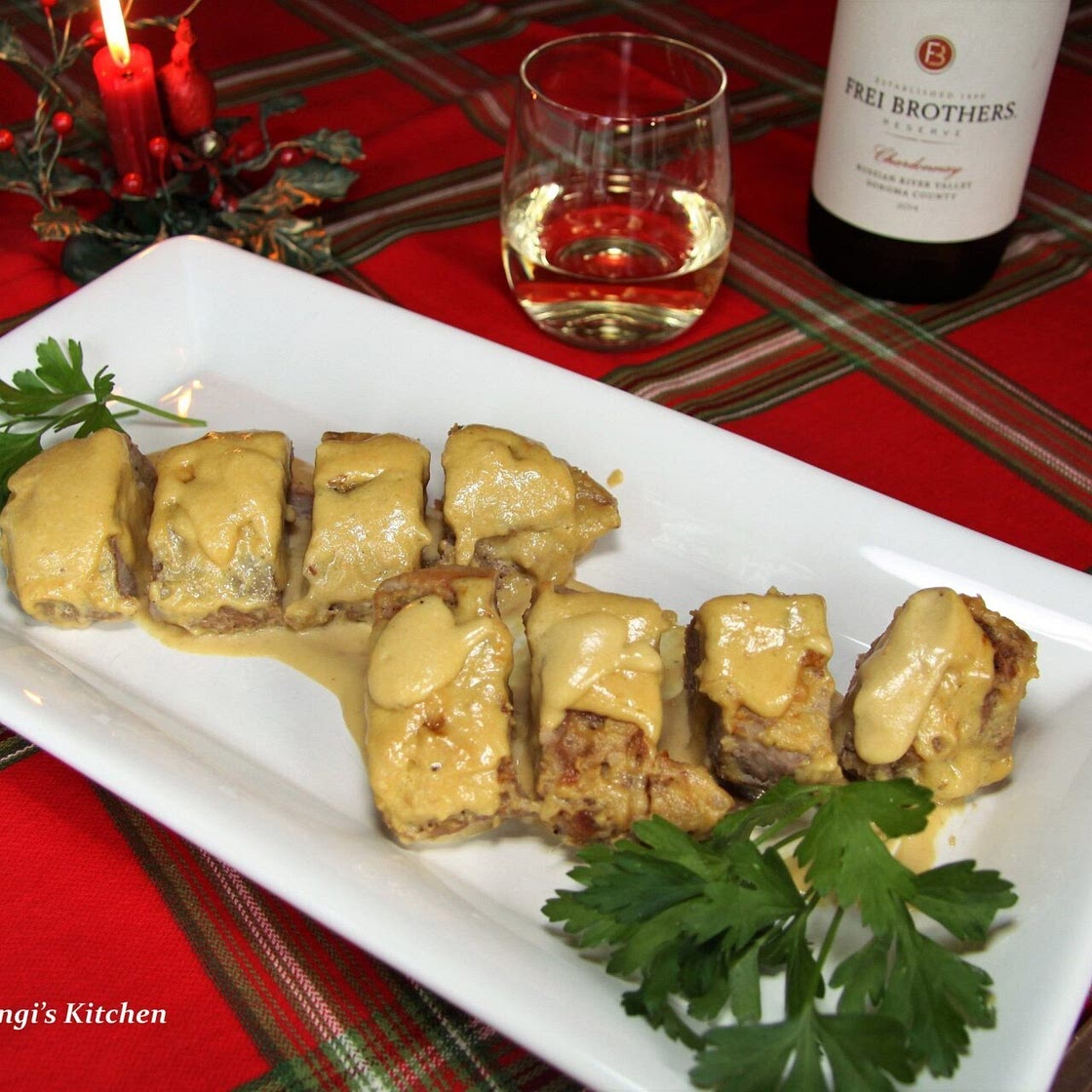 Pork Tenderloin with Cream and Mustard