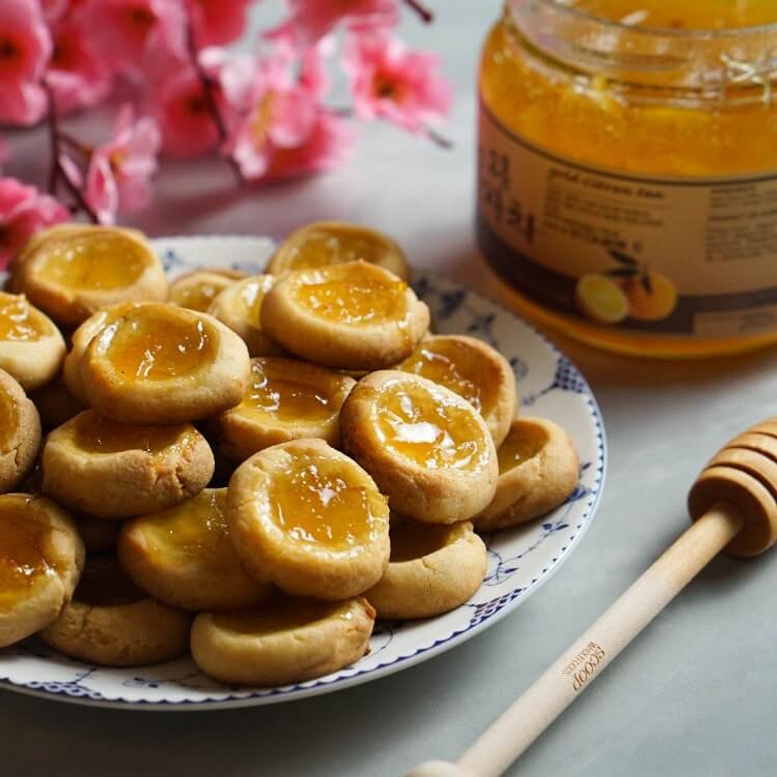 Yuzu Honey Cookies (Sweetened by Honey)