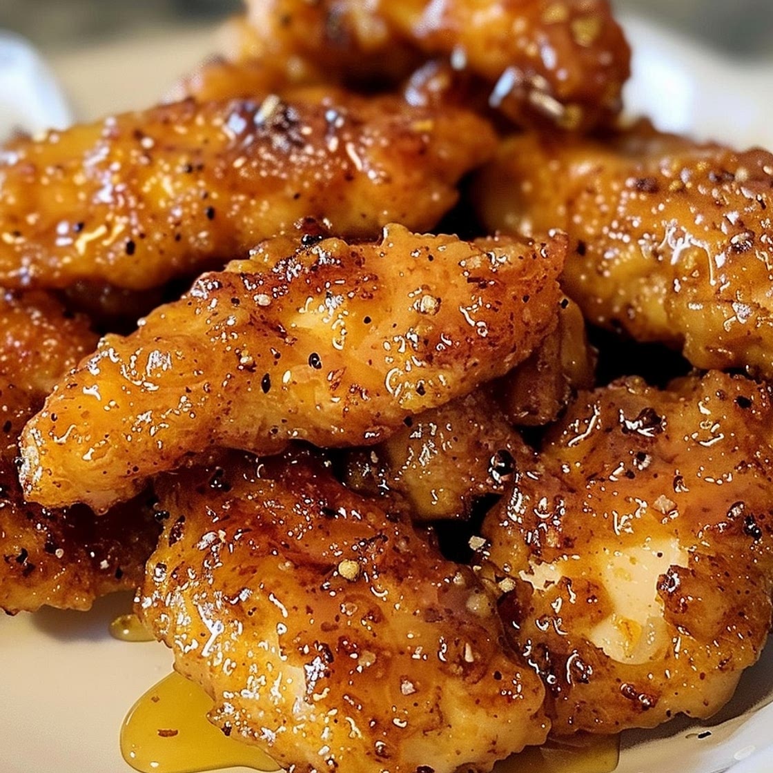 Air Fryer Honey Butter Garlic Chicken Tenders