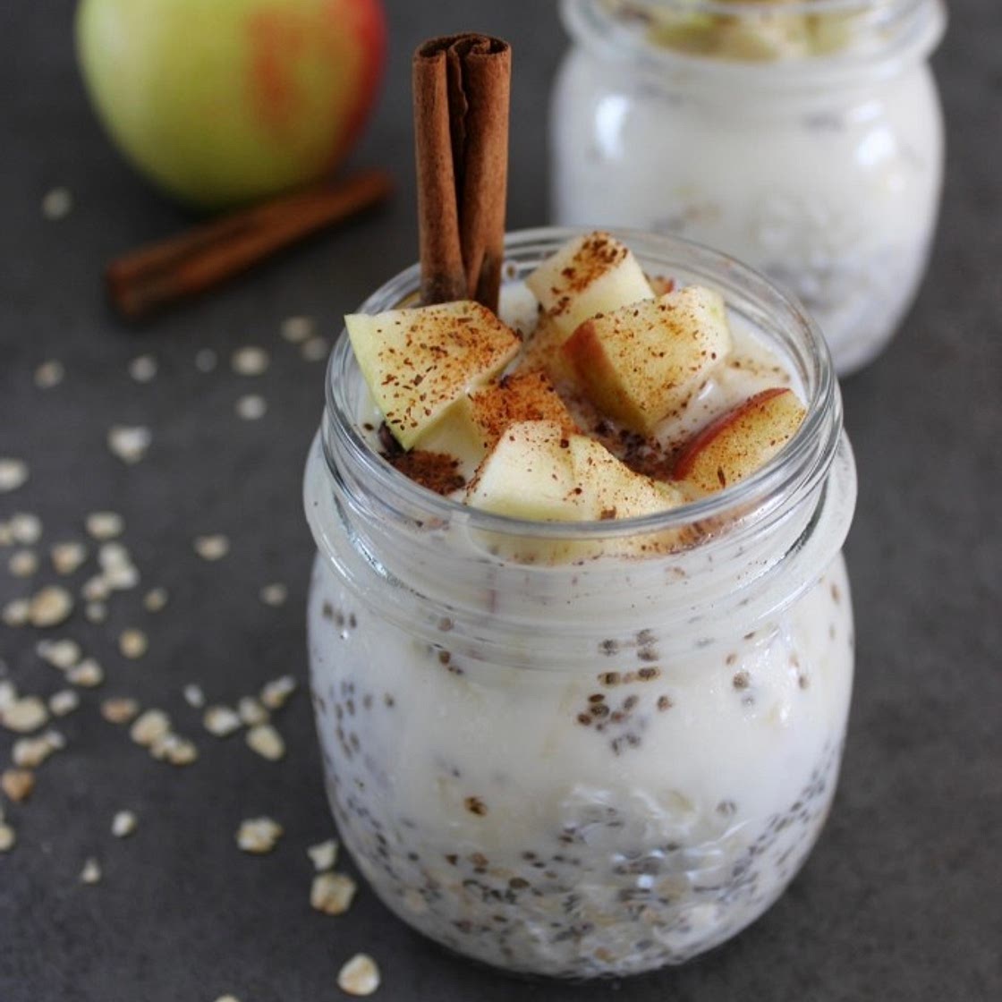 Apple Pie Overnight Oats