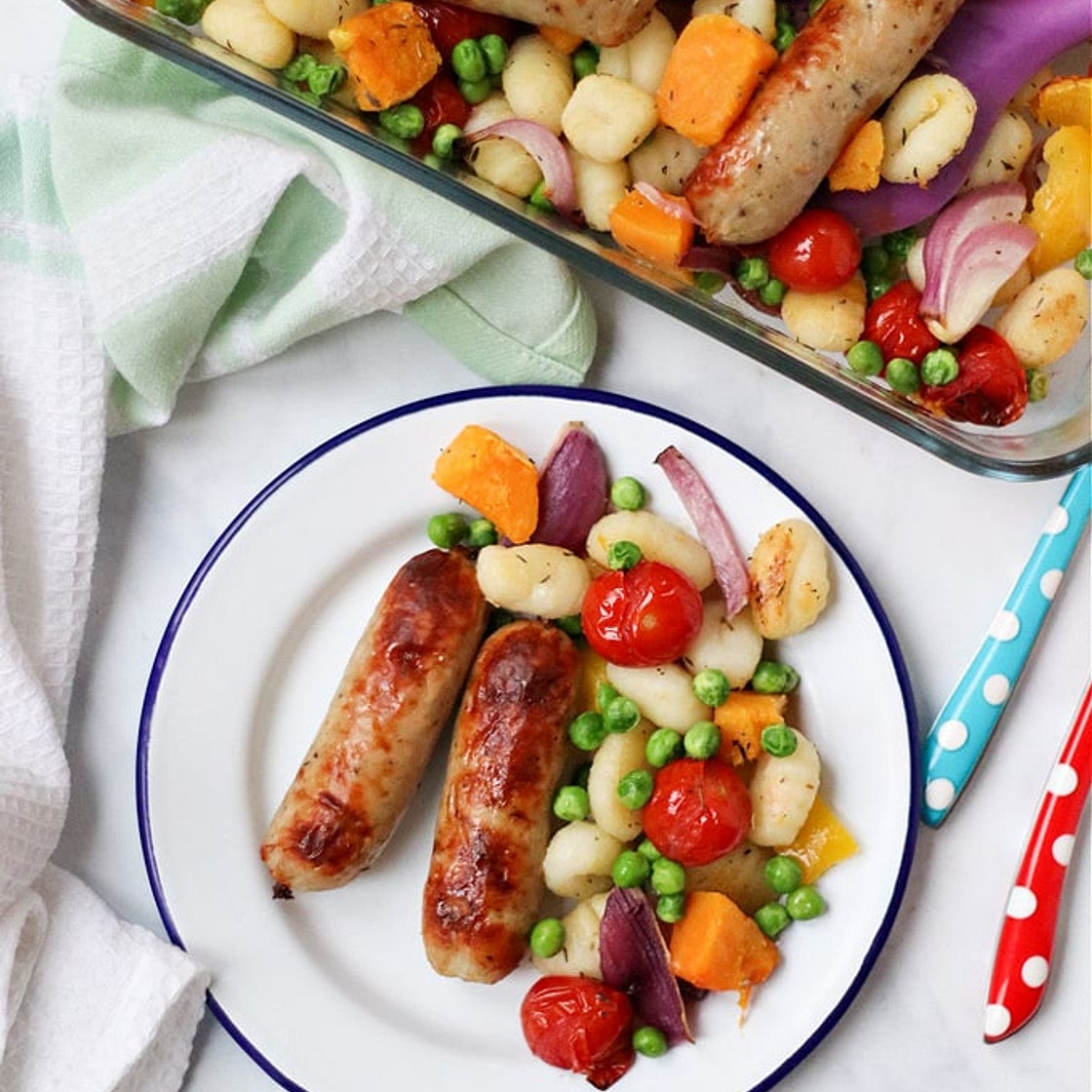 Gnocchi Sausage Traybake