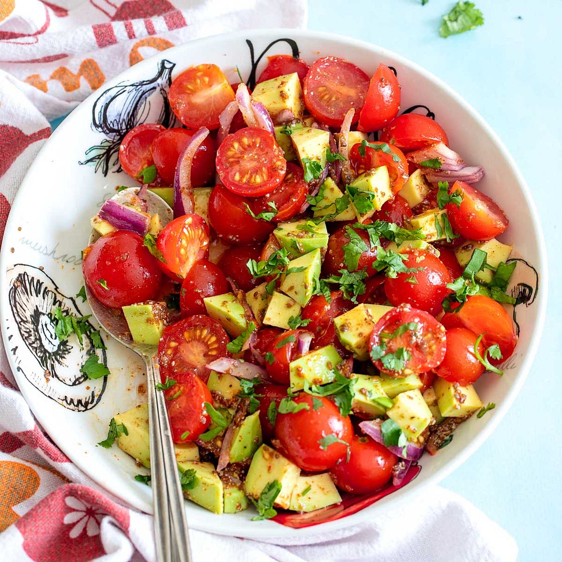 Easy Avocado & Tomato Salad