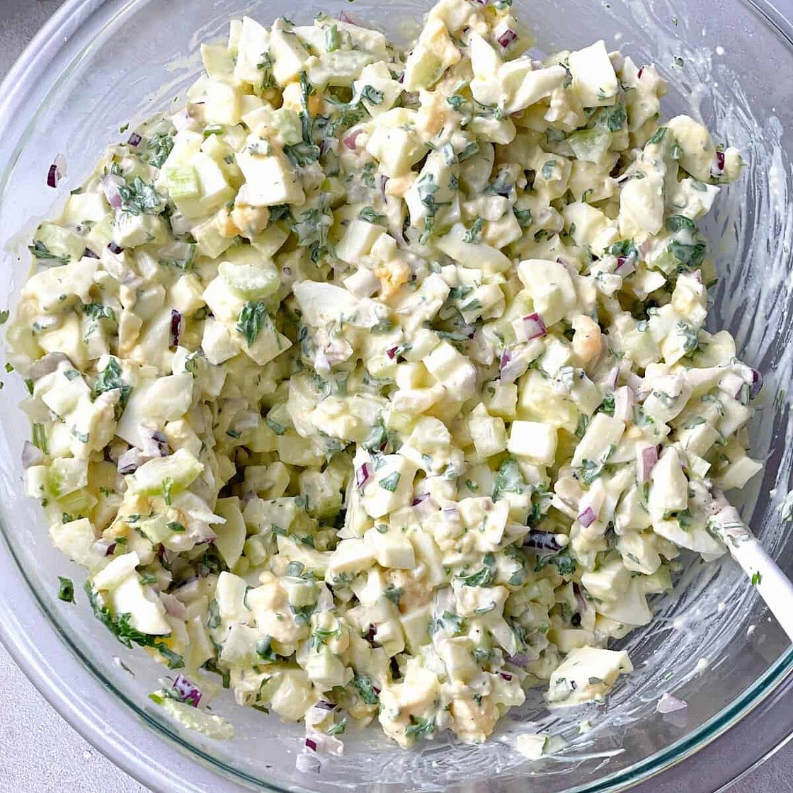 Egg Salad with Mustard Dressing