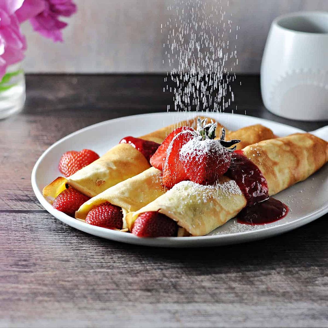 Almond Milk Crepes