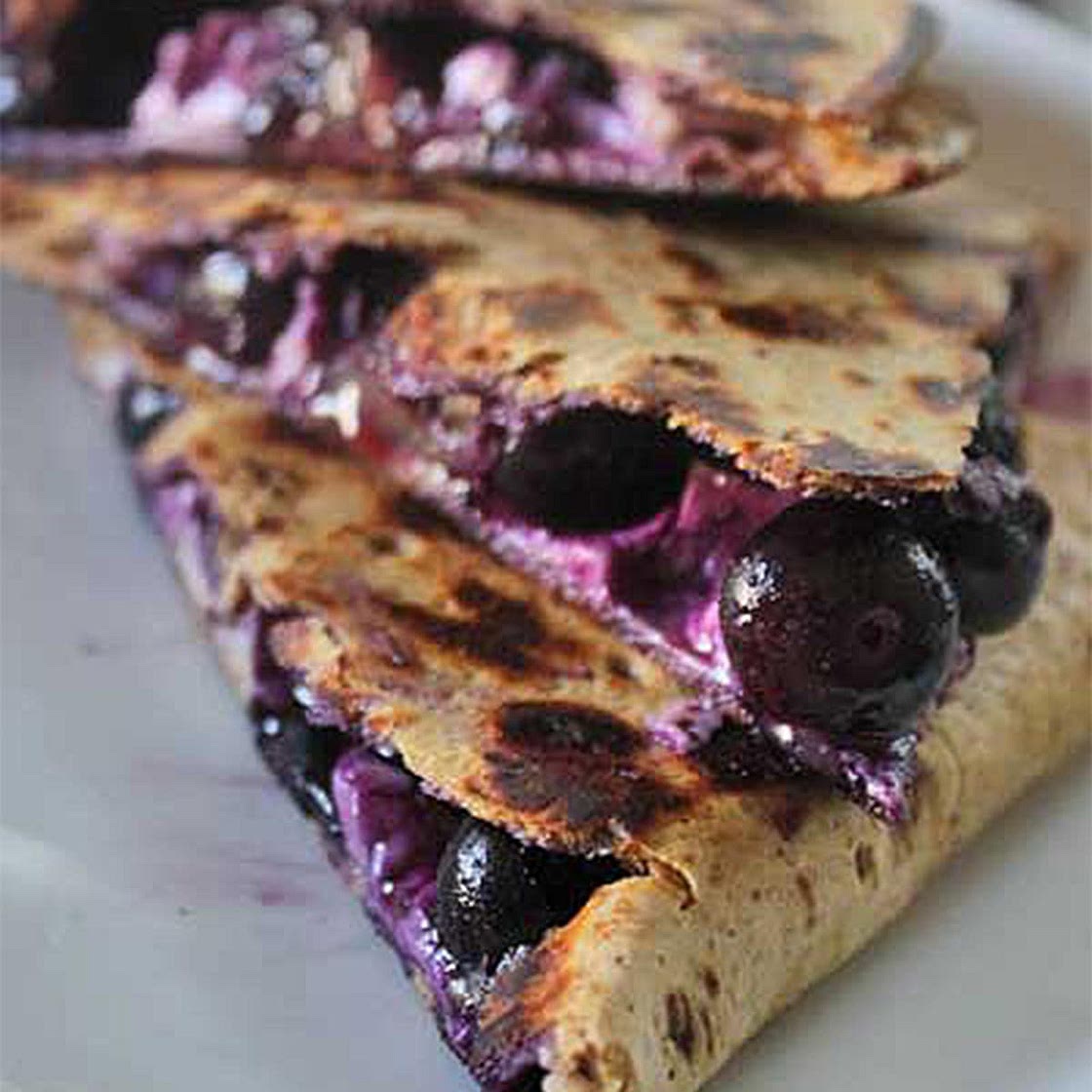 Blueberry Breakfast Quesadilla