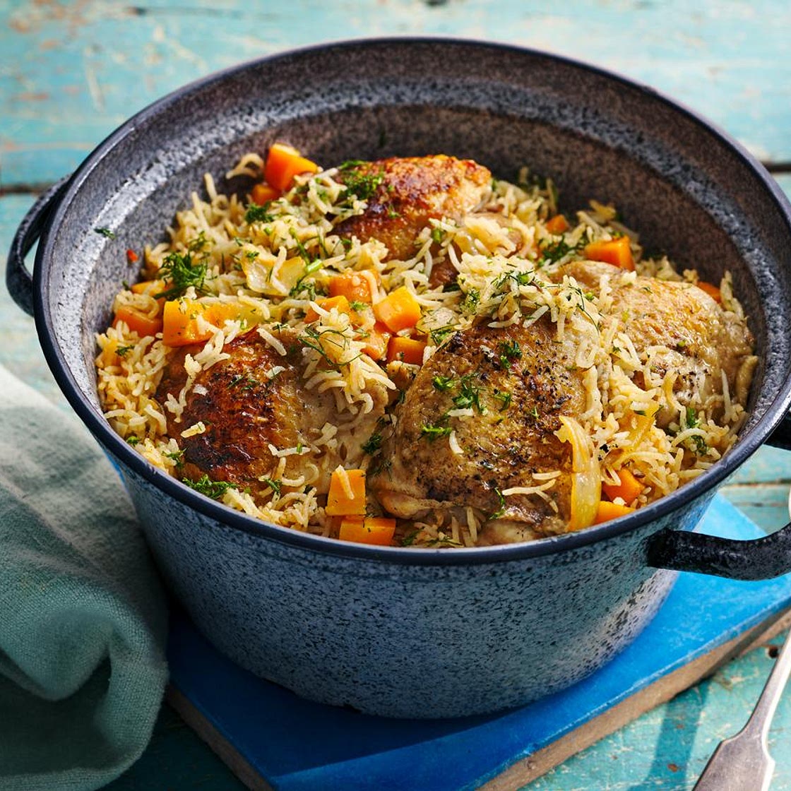 Healthy chicken and rice