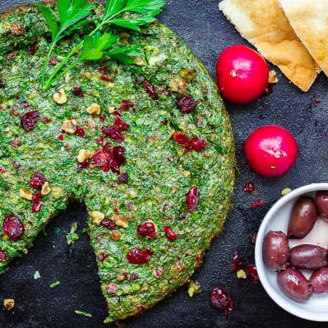 Kuku Sabzi: Baked Persian Herb Omelet