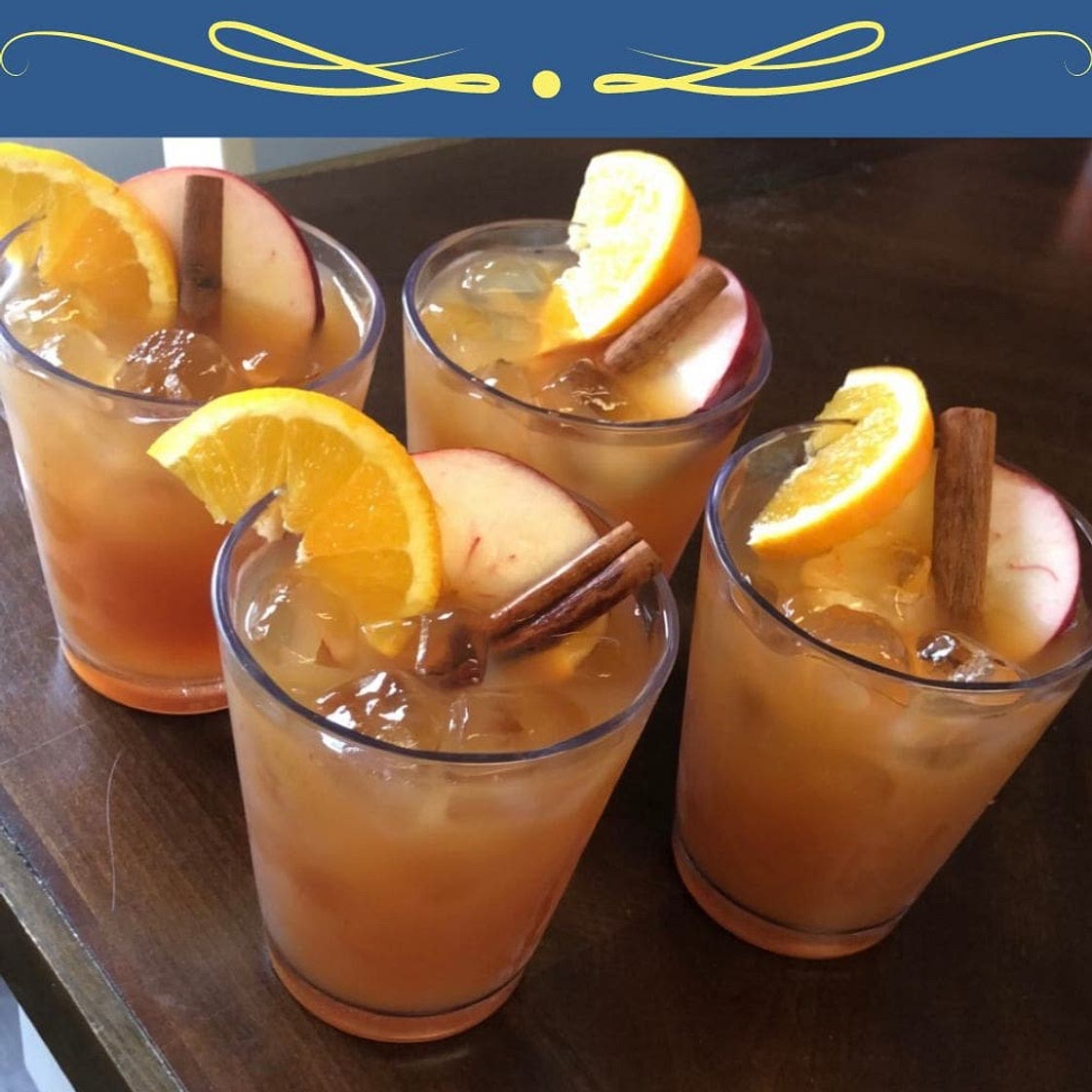 Apple Cider Maple Bourbon Old Fashioned Cocktail