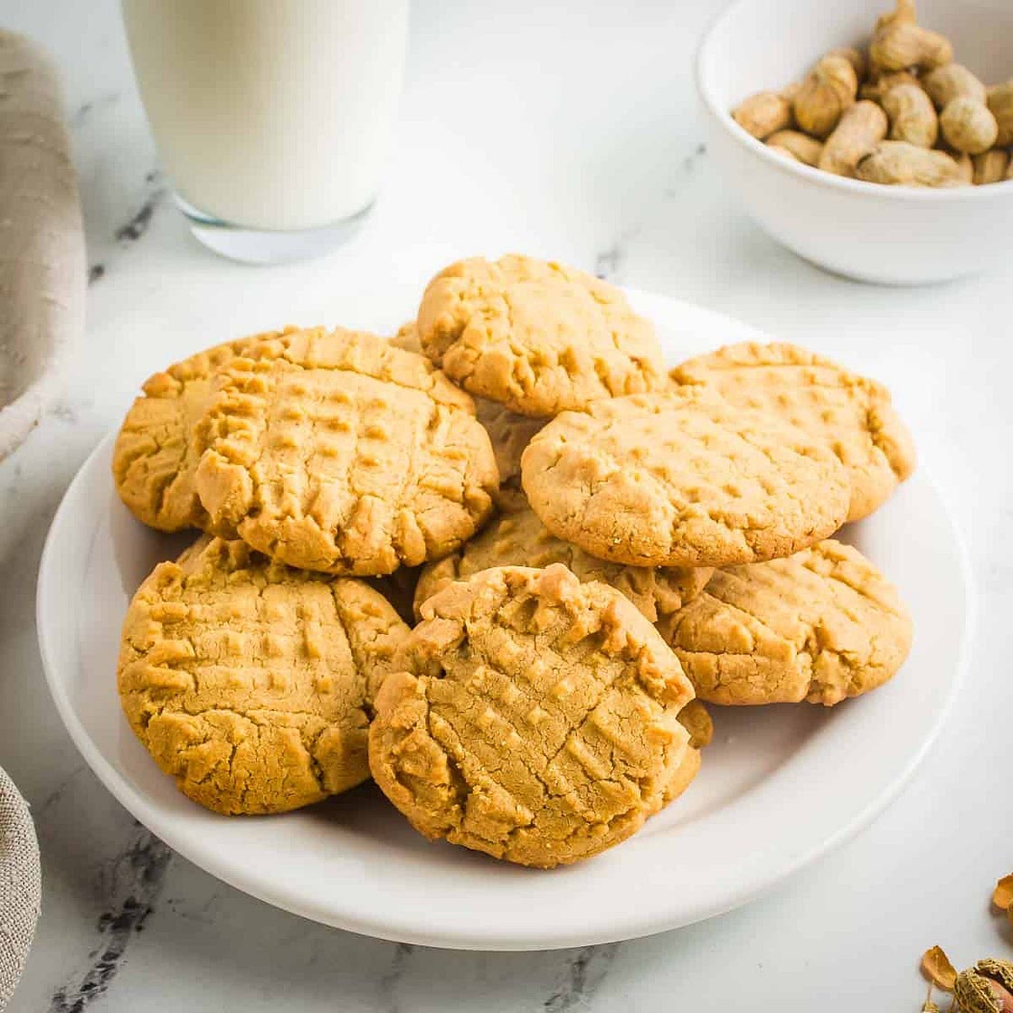 Chewy Peanut Butter Cookies