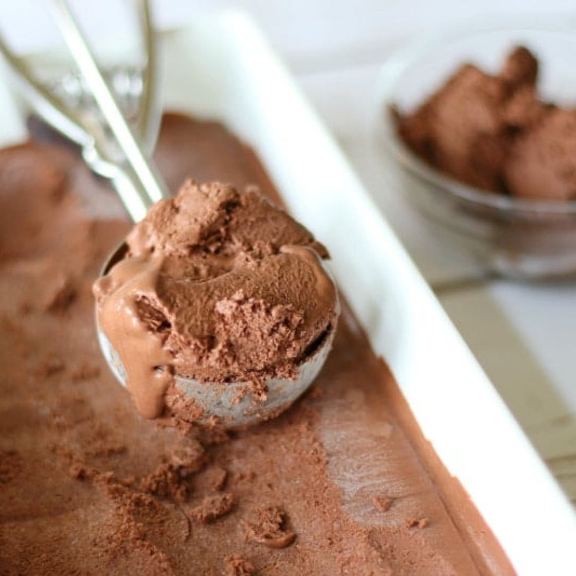Chocolate Coconut Milk Ice Cream