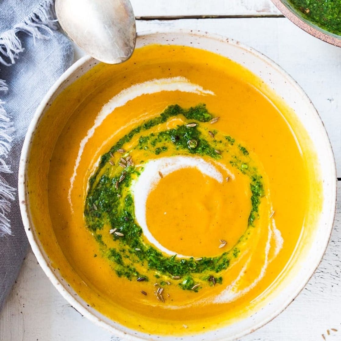 Carrot Soup with Chermoula