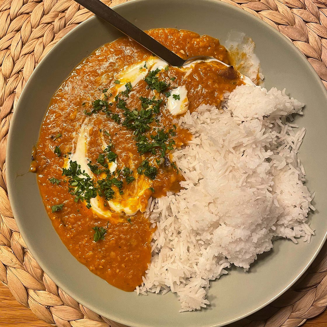 Indisches Rotes Linsen Dal