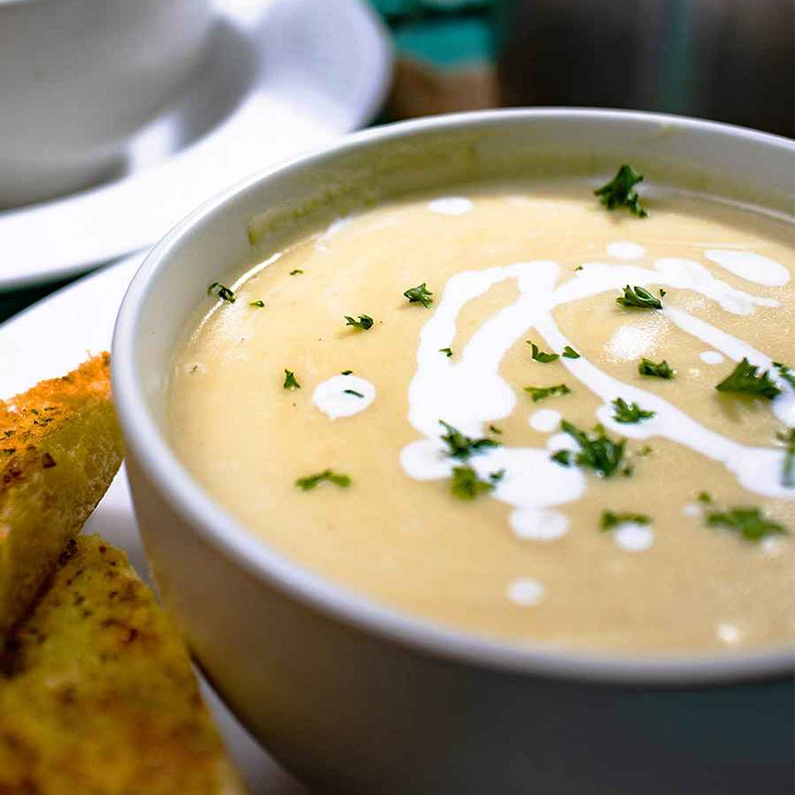 Vegan Potato Leek Soup