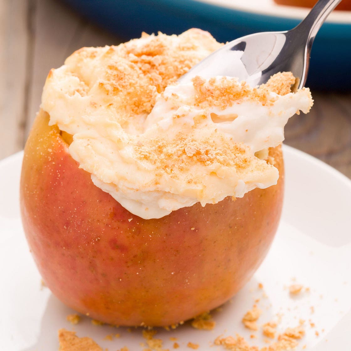Cheesecake Stuffed Apples