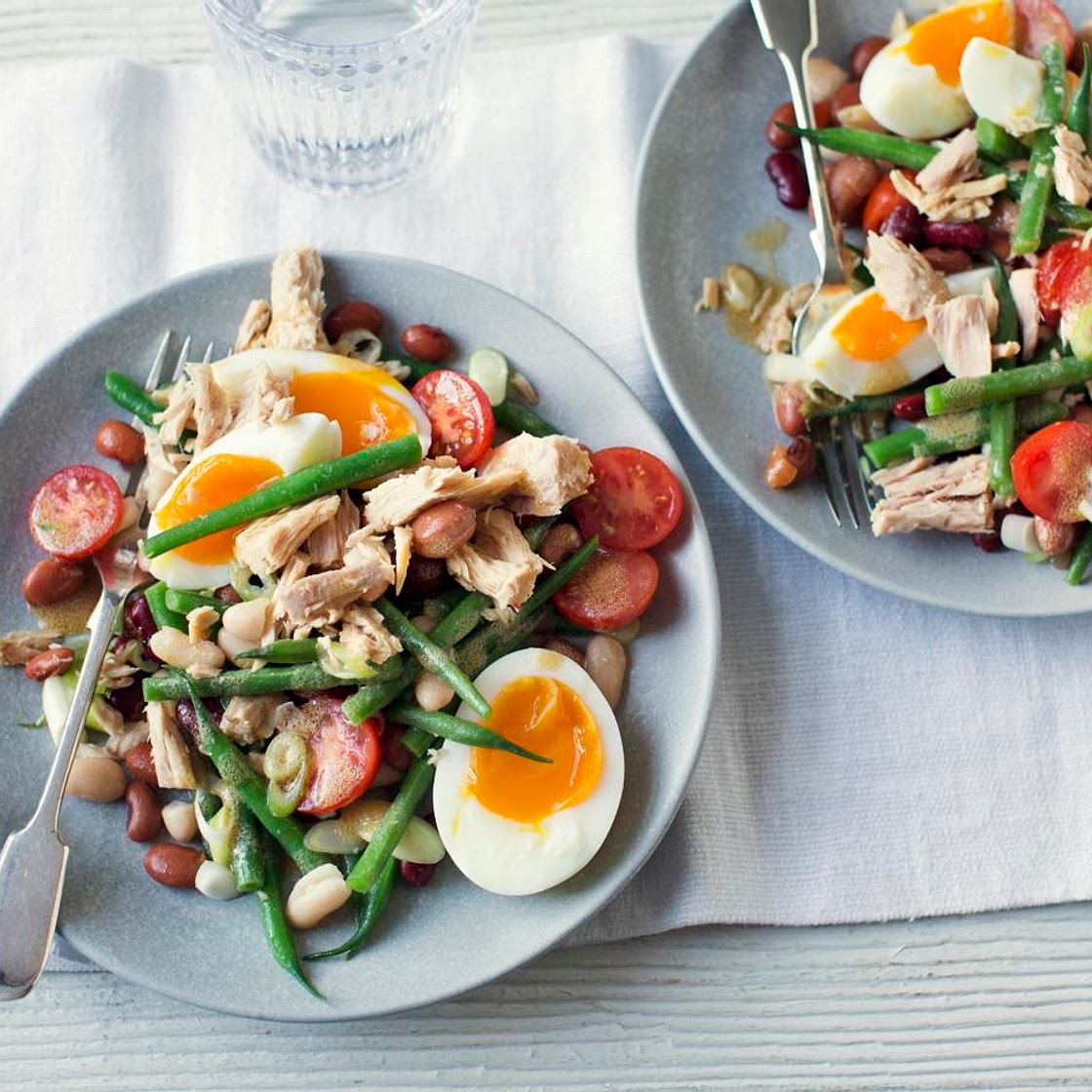 Tuna bean salad