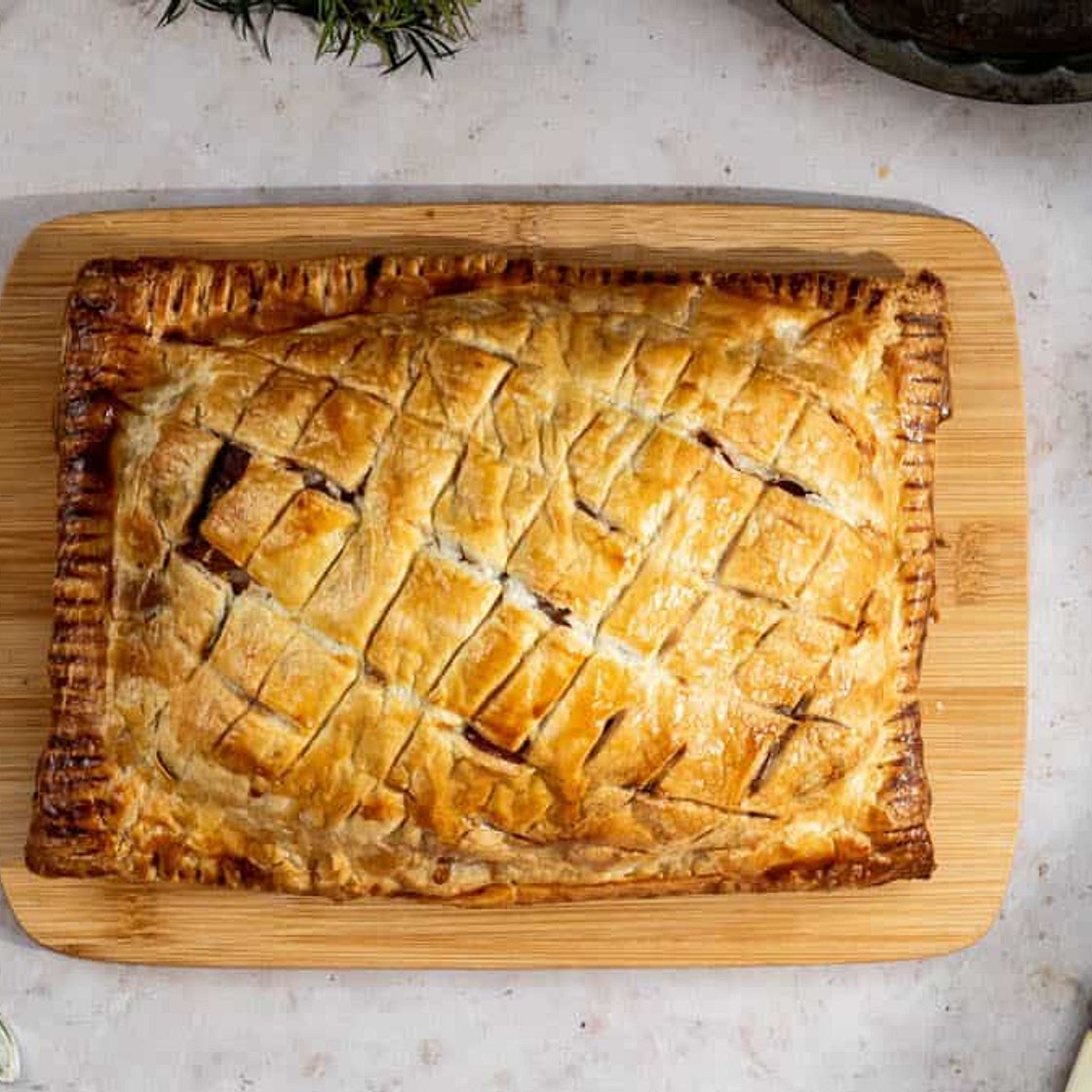 Turkey En Croute With Stuffing - Turkey Wellington