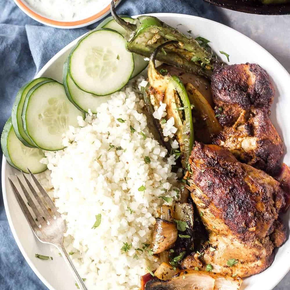 Keto Tandoori Chicken Bowls