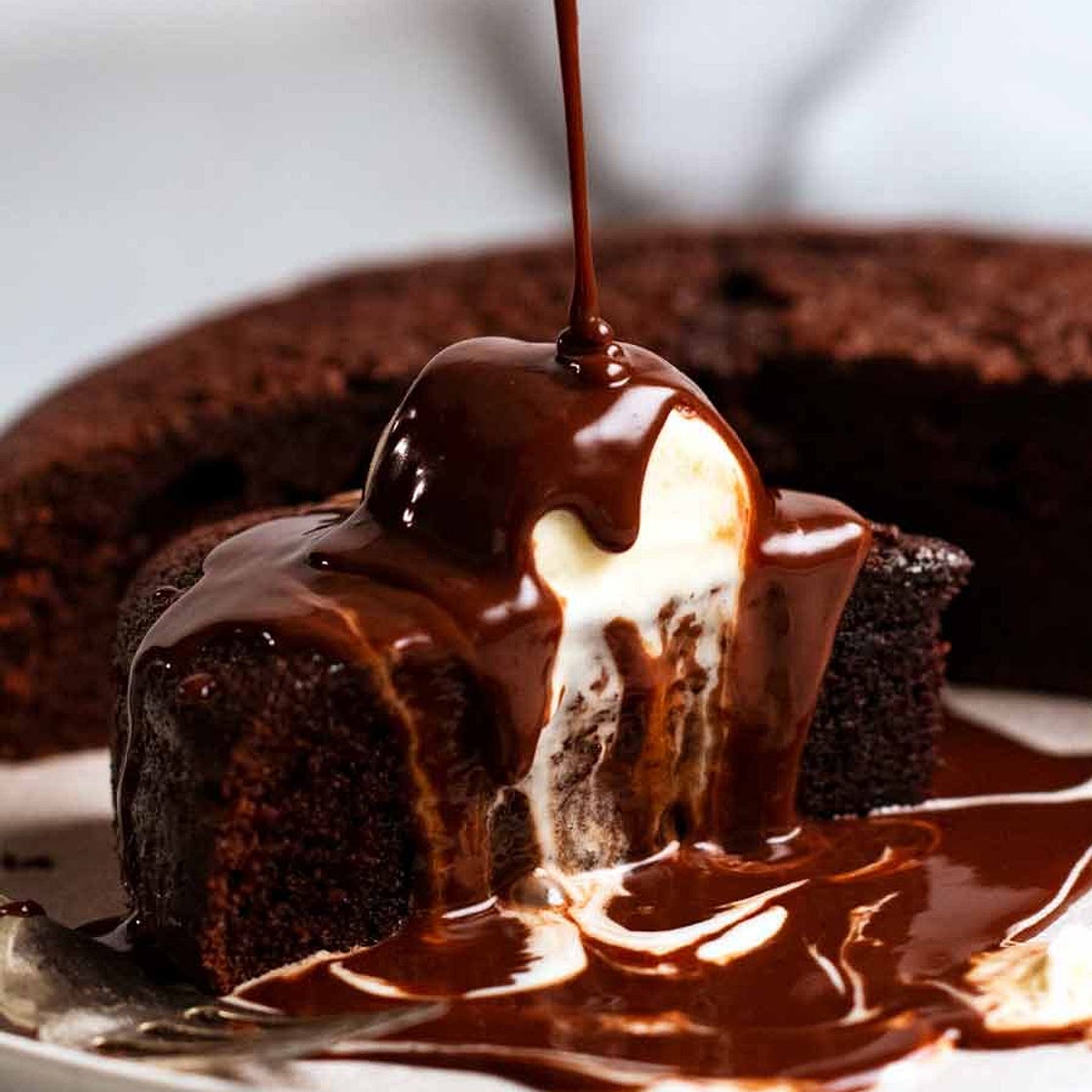 Hot Chocolate Fudge Cake