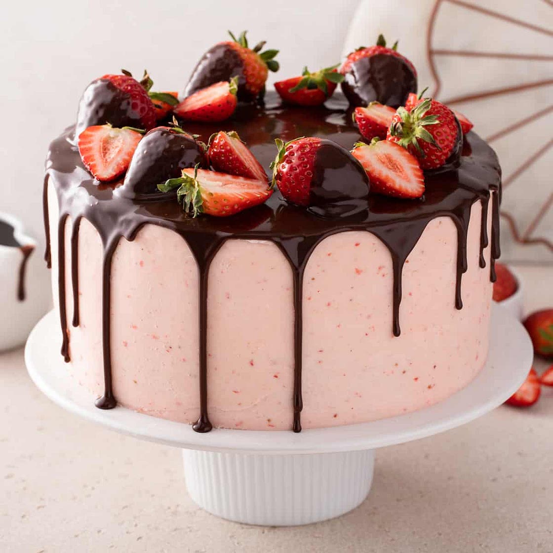Chocolate Strawberry Cake
