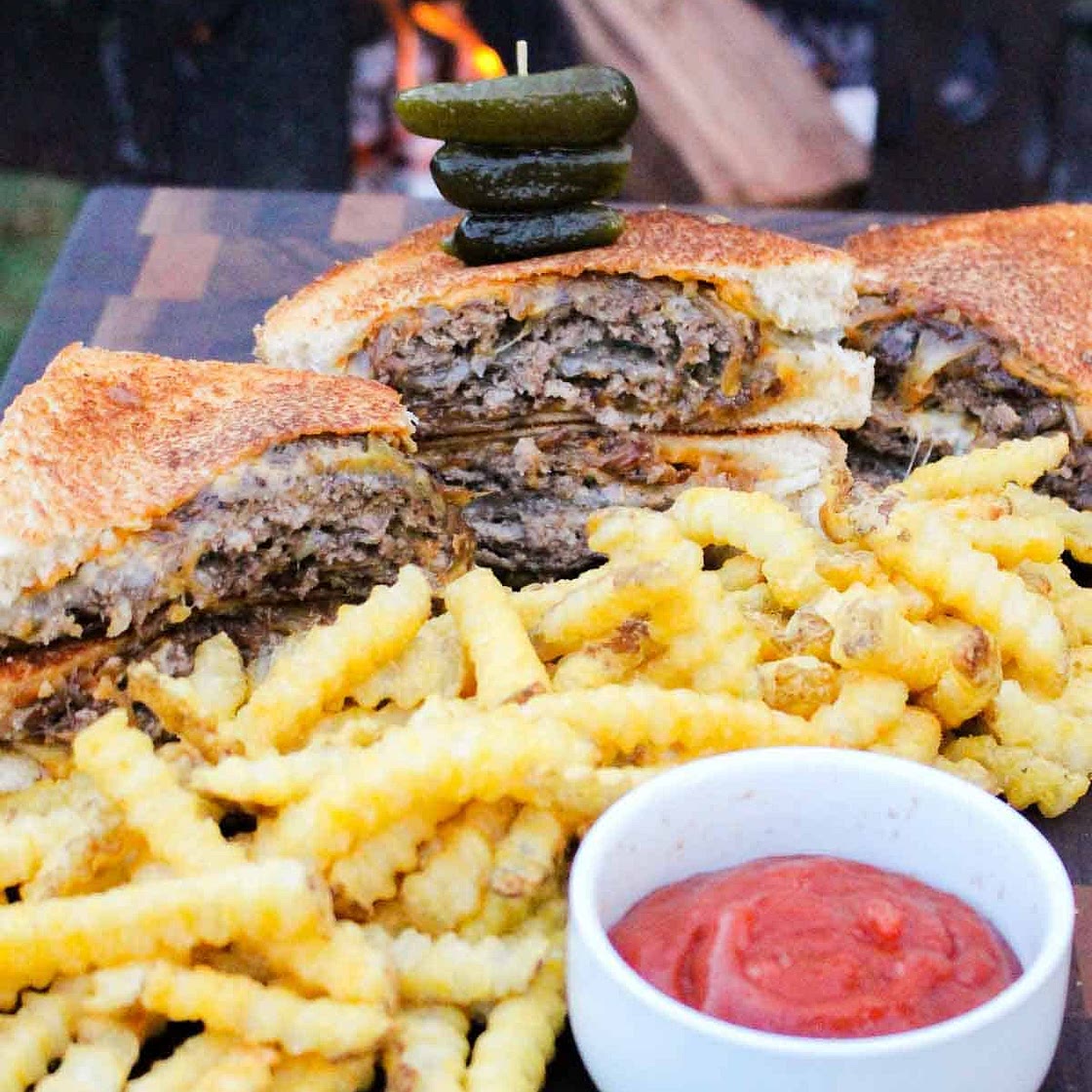 French Onion Patty Melt