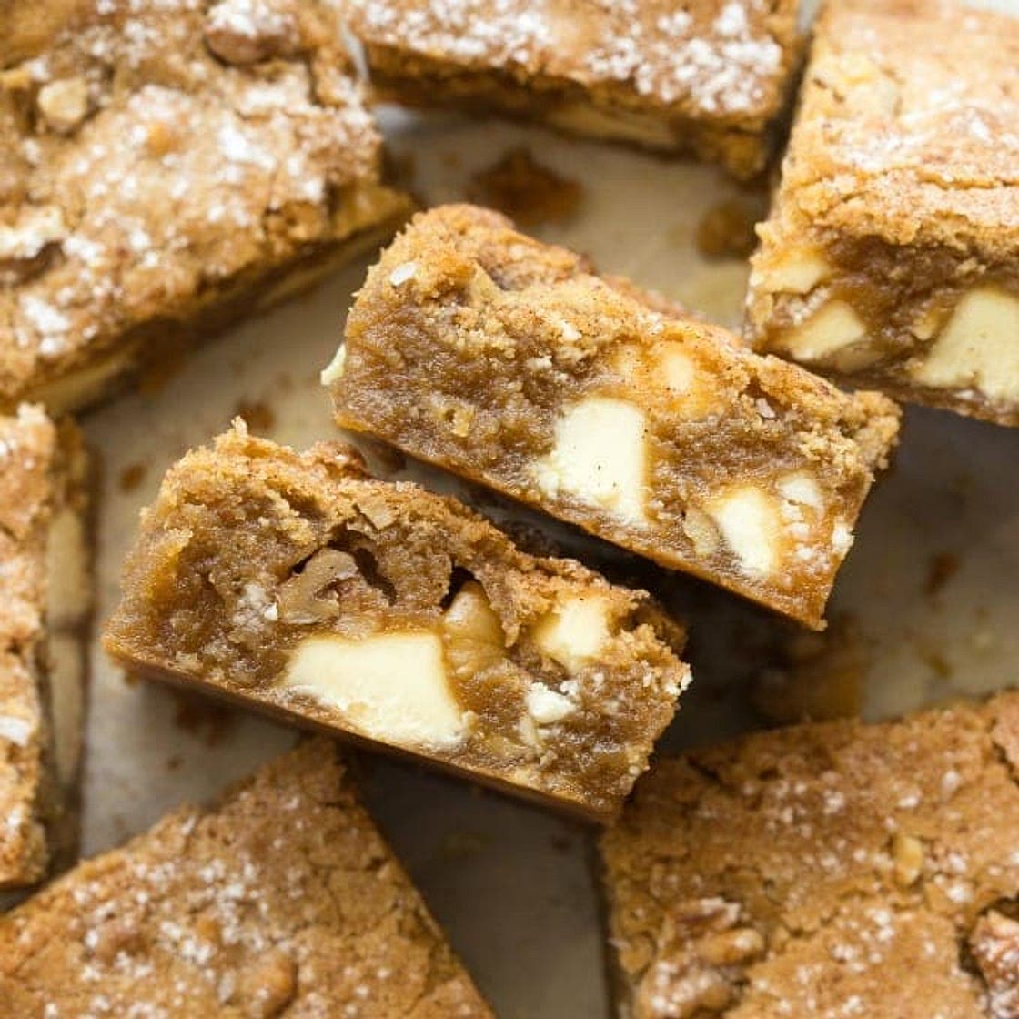 Gingerbread Blondies